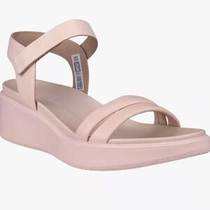 ECCO Women's Flowt Luxery Wedge Ankle Strap Sandal
